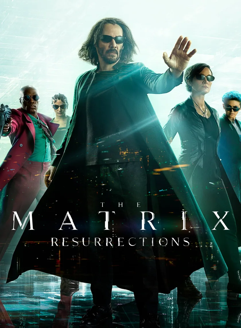 The Matrix Resurrections (2021) (Hindi + English) Dual Audio Hollywood Movie BluRay HD ESub